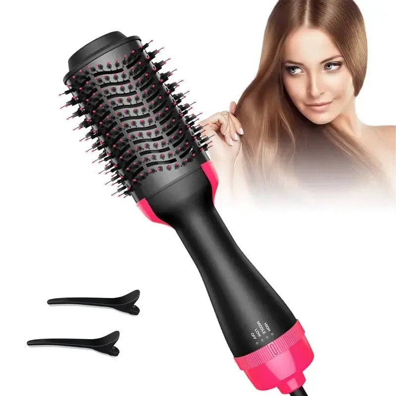 4-in-1 Hair Dryer Brush – Blow Dry, Straighten, Curl & Volumize